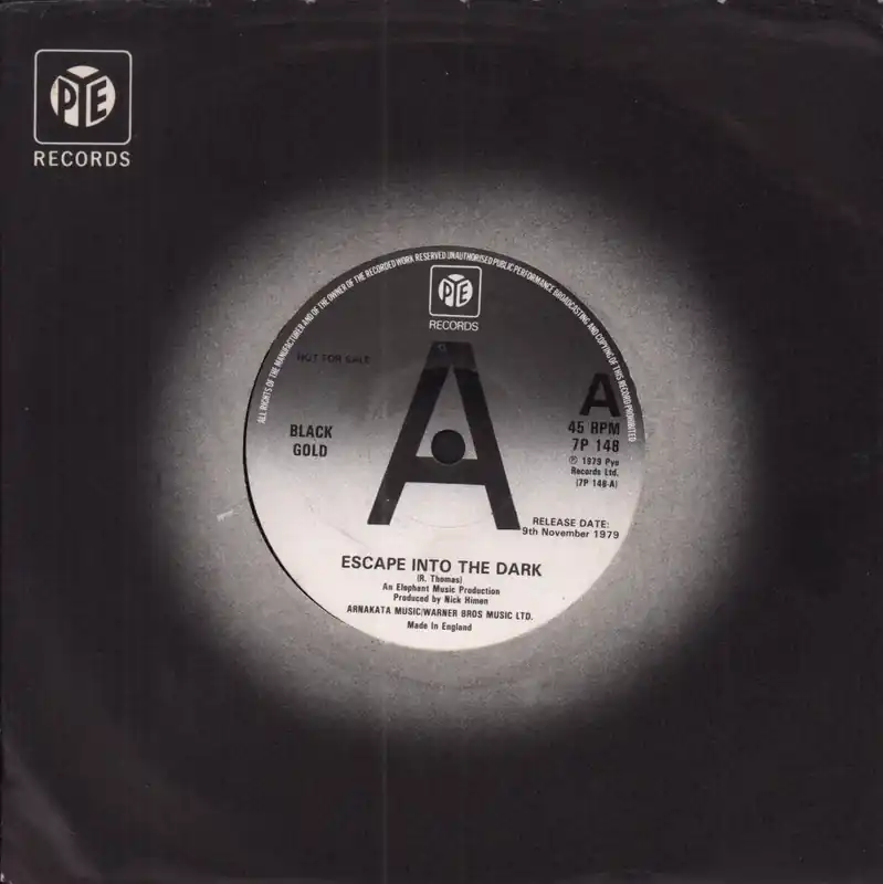 Worldwide Shipping Black Gold - Escape Into The Dark - 7 Inch