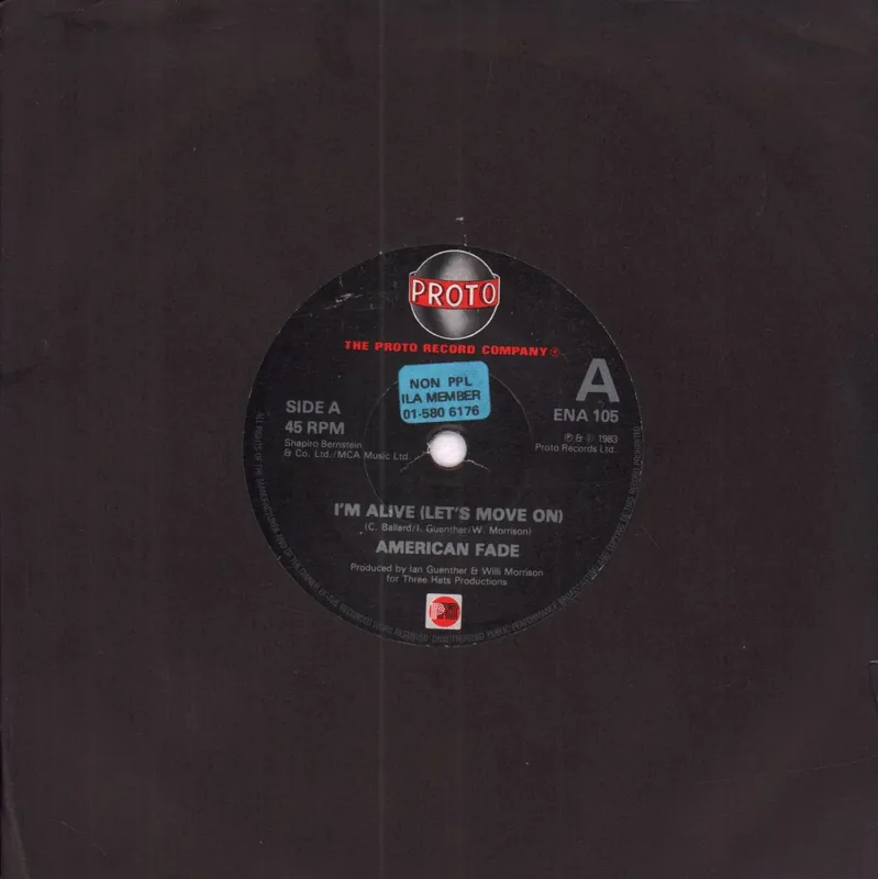 American Fade - I'm Alive - 7 Inch Factory Price