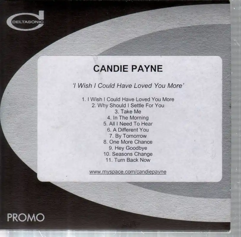 While Supplies Last Candie Payne - I Wish I Could Have Loved You More - Cdr