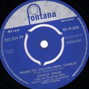 arnold stang with the Sunshine Kids Orchestra - Where Ya' Calling From Hassle-Free Returns