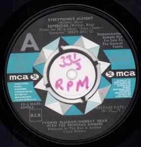 Yvonne Elliman/Murray Head With The Trinidad Singers - Everything's Al Hassle-Free Returns