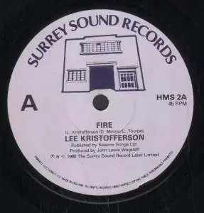 Weekend Sale Lee Kristofferson - Fire - 7 Inch