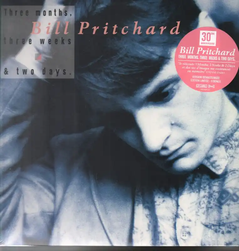 Bill Pritchard - Three Months Three Weeks & Two Days - Double Lp Fresh Stock