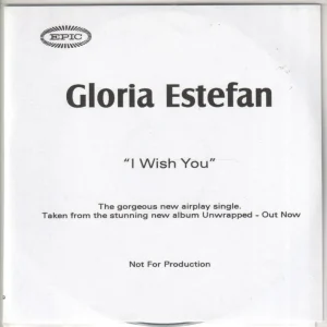 Gloria Estefan - I Wish You - Cdr Sale