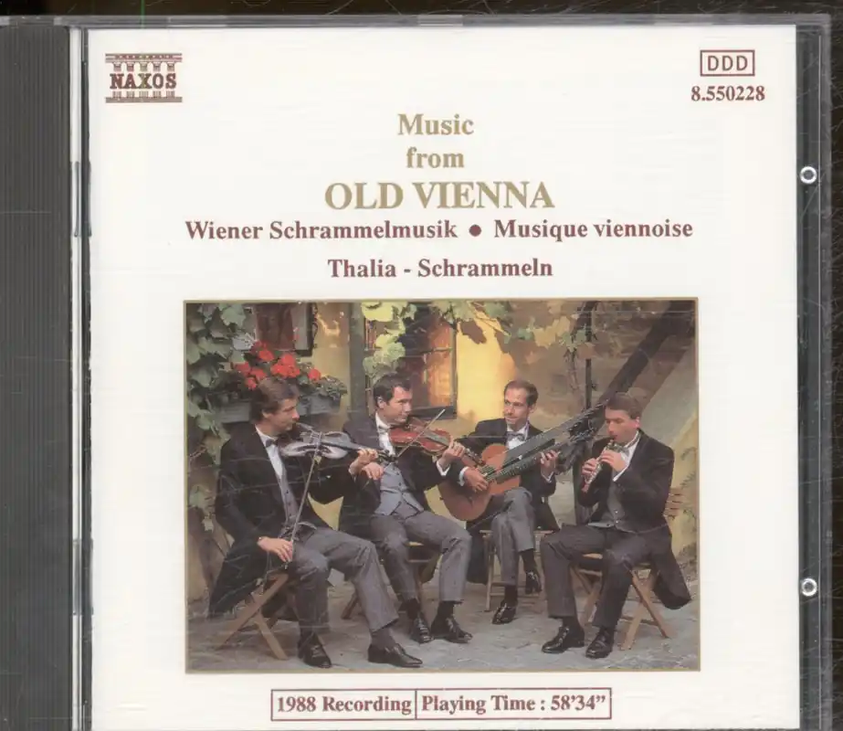 Limited Edition Thalia-Schrammeln - Music From Old Vienna - Cd