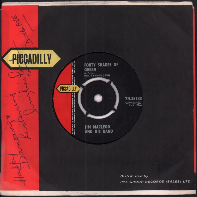 Grab Now Jim Macleod And His Band - Forty Shades Of Green - 7 Inch