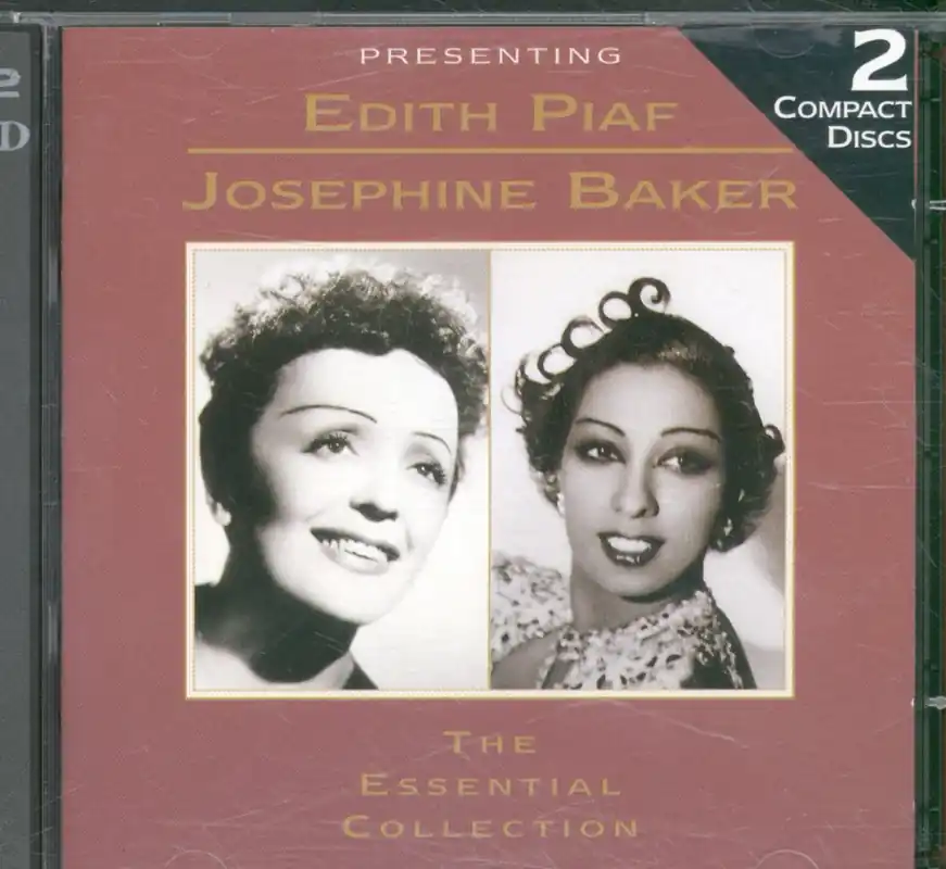Edith Piaf / Josehine Baker - Essential Collection - Double Cd Free Shipping