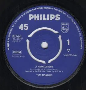 Yves Montand - La Chansonnette - 7 Inch Place Order