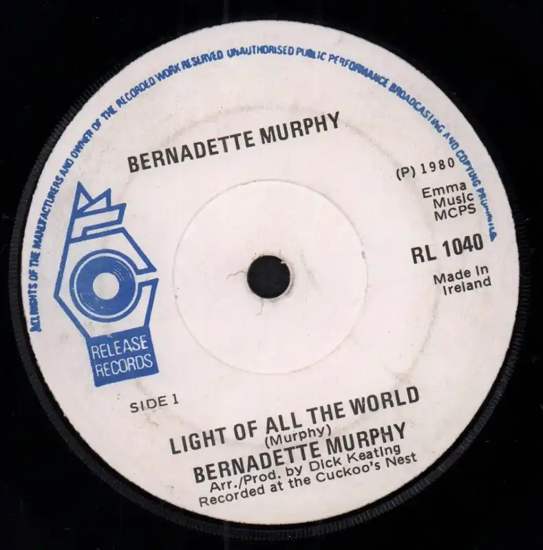 Bernadette Murphy - Light Of All The World - 7 Inch Secure Checkout