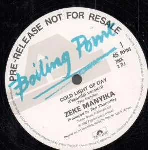 Handmade Zeke Manyika - Cold Light Of Day - 12 Inch