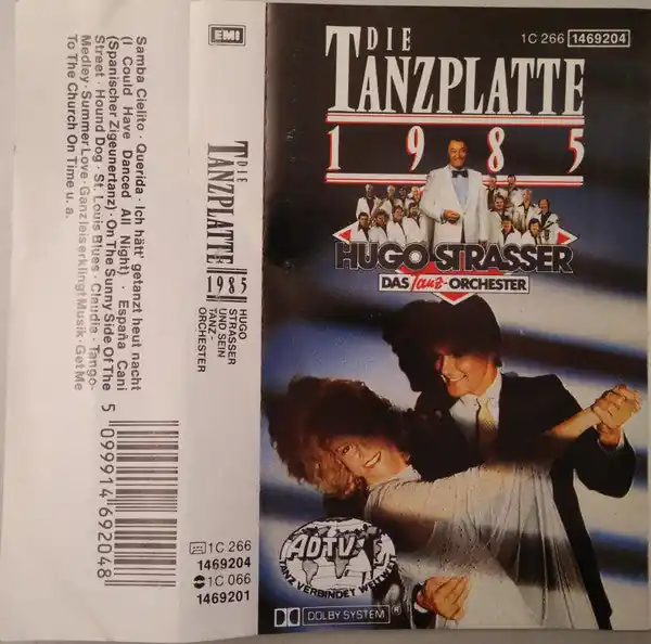 Hugo Strasser Und Sein Tanzorchester - Die Tanzplatte 1985 - Cassette Editor’s Pick