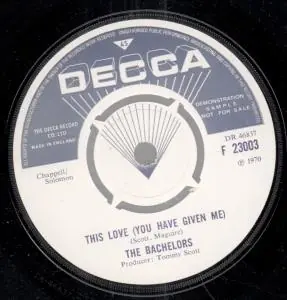Affordable Bachelors - My Heart Sings - 7 Inch